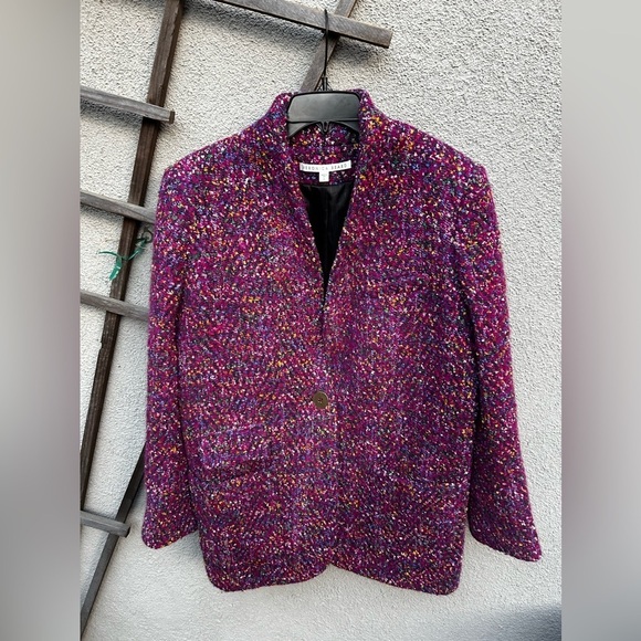 Veronica Beard Crispin Tweed Jacket Coat - Picture 9 of 16